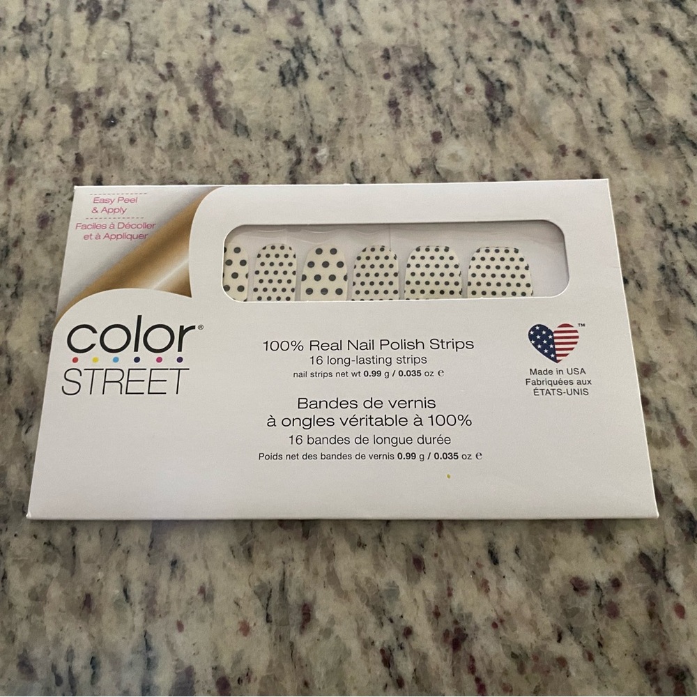 Color Street nail polish strips manicure Polka Dot com